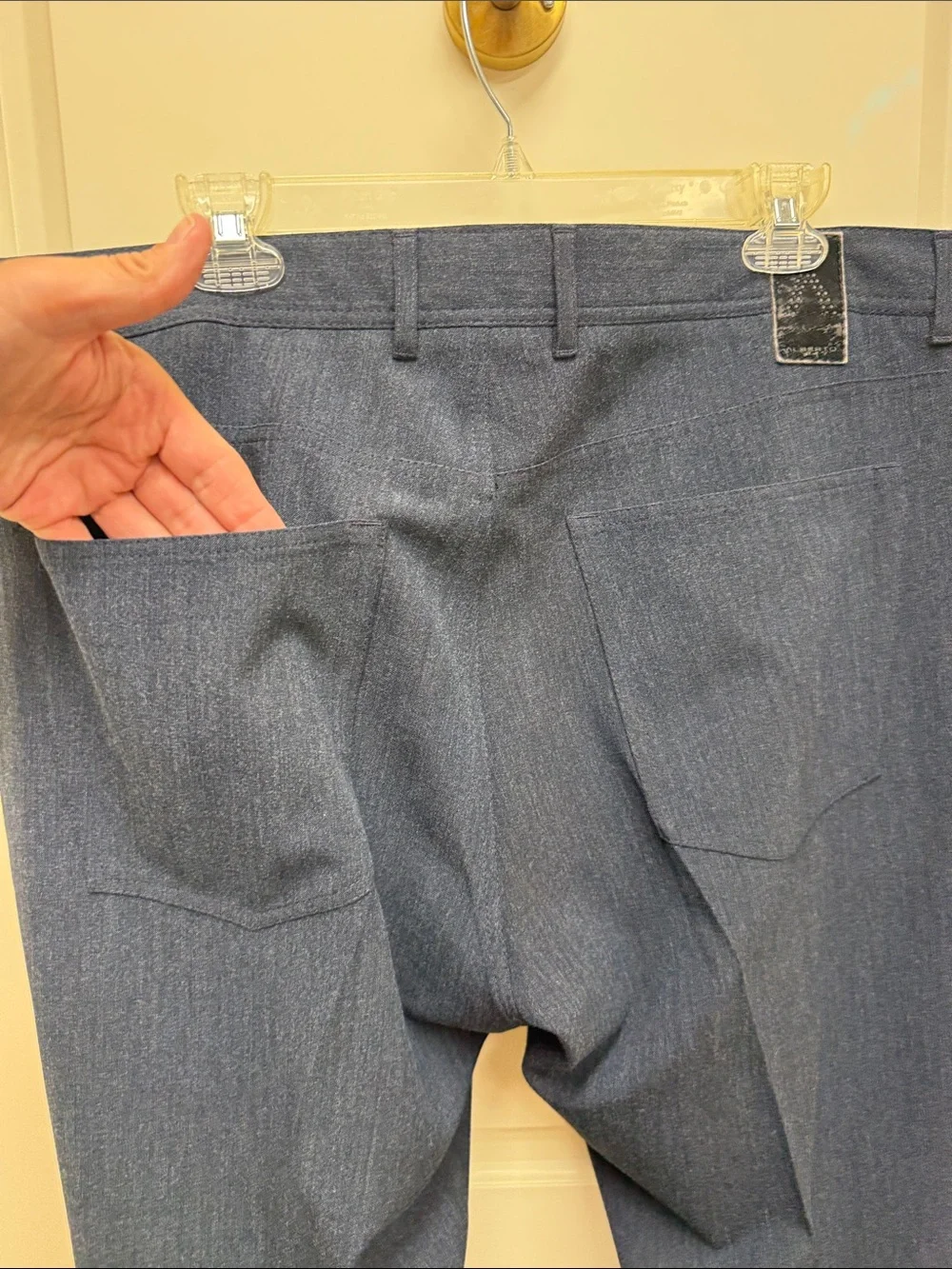 Alberto Navy Men's Dress Pants